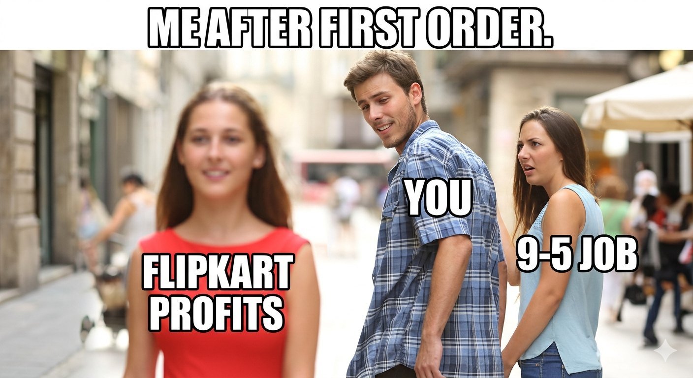 Ausgewählte Illustration für Flipkart Hustle 101: Wie man Geld aus dem Zeug in Ihrem Schrank macht (ohne den Geruch eines Garagenverkaufs)