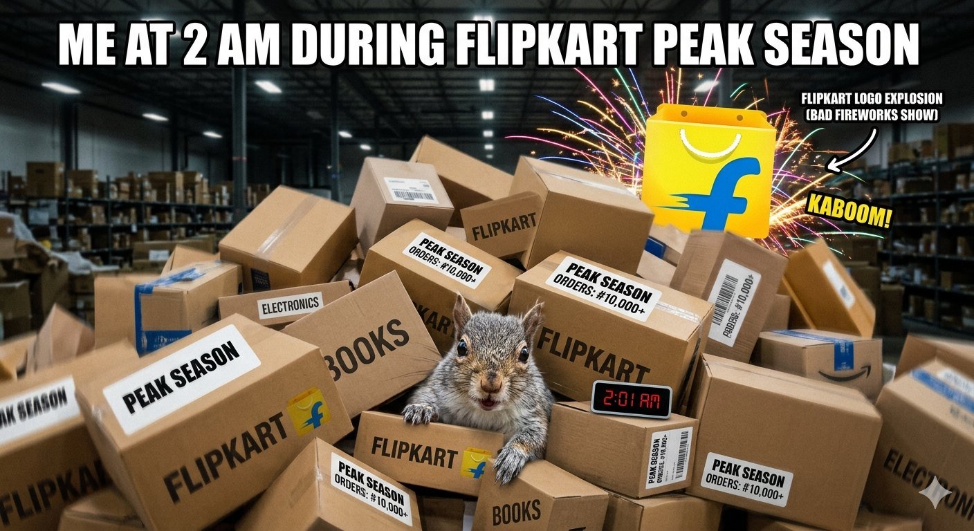 Flipkart Order Hell: Die Liste, die Sie gesund hält (oder was davon übrig ist)