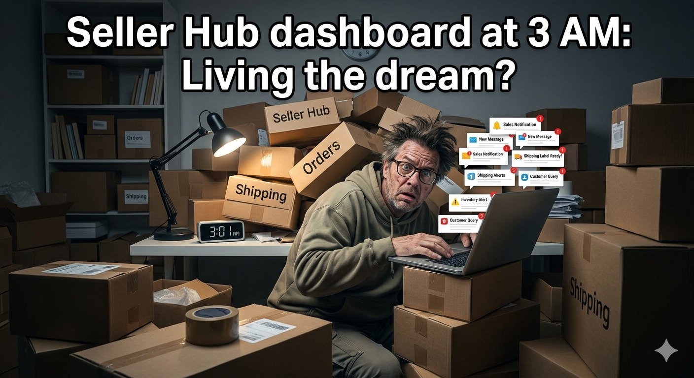 Ilustración para Flipkart Vendedor Hub: Debido a que Amazon no es la única empresa que puede Ruin Su lado Sueños Hustle
