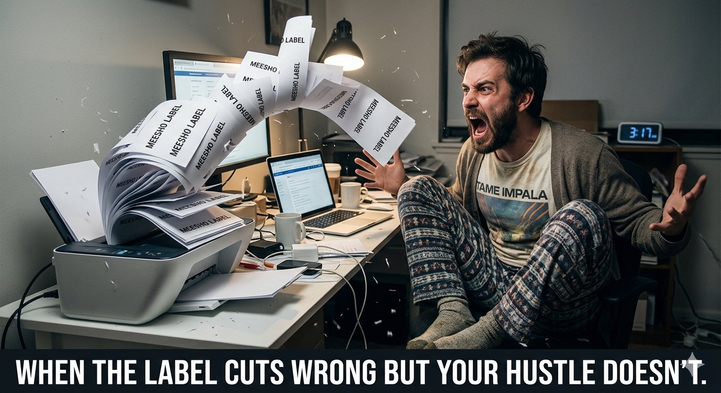 Wie man Meesho Shipping Labels druckt, ohne ein schreiender Meme Lord zu werden