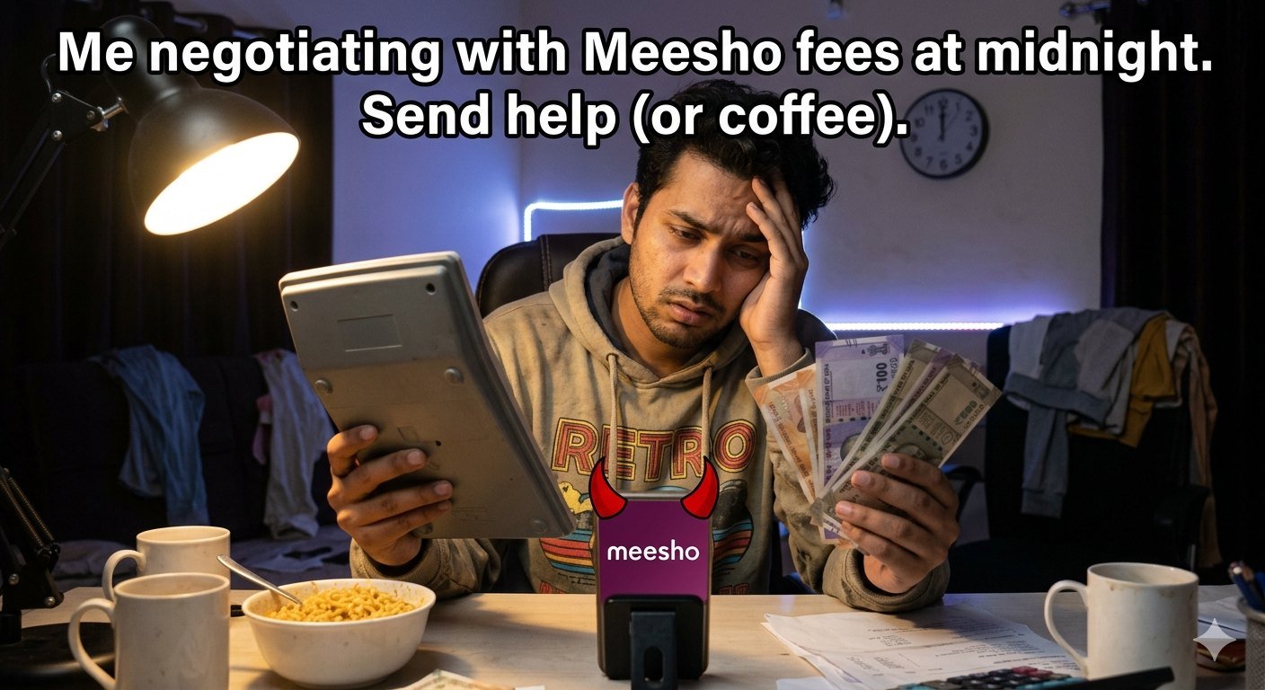 Bildnachweis für The Sneaky Slice Meesho Takes While You Pack Boxes Like a Sucker: Meesho Commission Rates