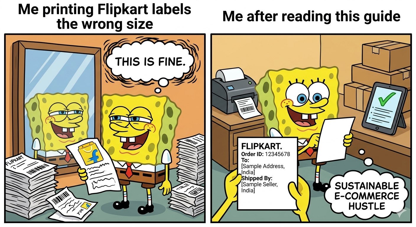 Mit unserem Flipkart-Versandetiketten-Größenführer können Sie aufhören zu raten und anfangen zu senden wie ein Profi (oder zumindest nicht ein totaler Neuling).